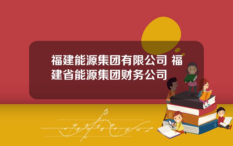 福建能源集团有限公司 福建省能源集团财务公司